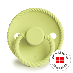 FRIGG Rope - Round Silicone Pacifier - Green Tea - Size 2
